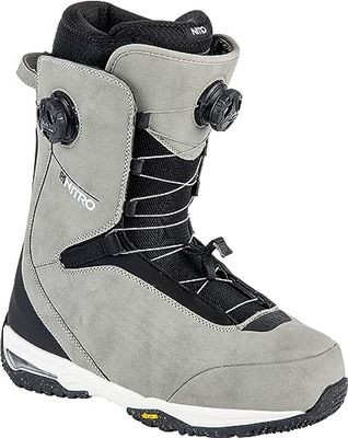 Nitro Chase Dual Boa, All Mountain Freeride Freestyle Premium Boot Snowboardboot, Stone, MP 32.5 // EU 48 2/3 // US 14,5