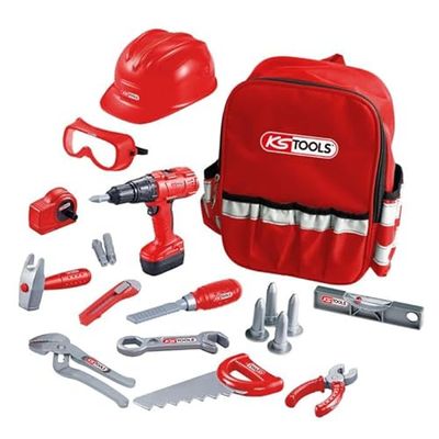 KS tools - 10097F - Ryggsäcksverktyg - Barnleksak - Barngåvor - Barnleksverktyg
