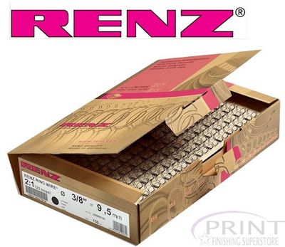 Renz One Pitch draadkam-bindingselementen in 2:1 verdeling, 23 lussen, diameter 32,0 mm, 1 1/4 inch groen