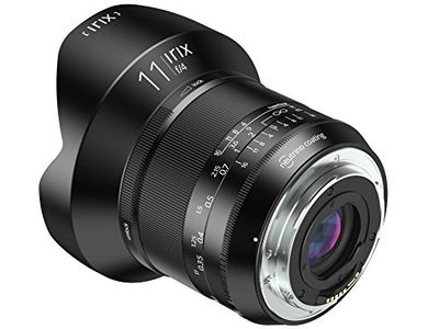 Irix IL-11BS-NF - Obiettivo grandangolare Blackstone 11 mm "f4" per Nikon F (formato completo, scritta brillante, anello di messa a fuoco ottimizzato), colore: Nero