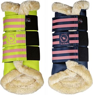 HKM Bottes classiques pour cheval Bleu foncé Taille M