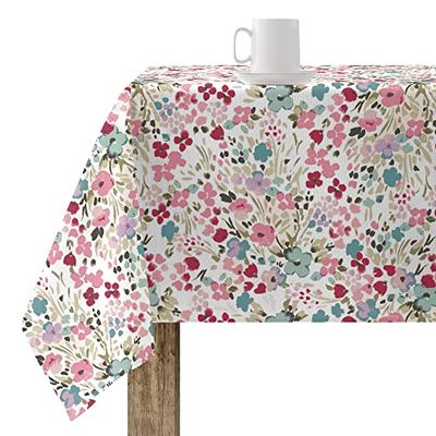BELUM | Tablecloth 100x140 cm Resinated Stain Resistant Model 0120-52, Tablecloth NO Rubber, Tablecloth without rigidity, Tablecloth Touch Cotton