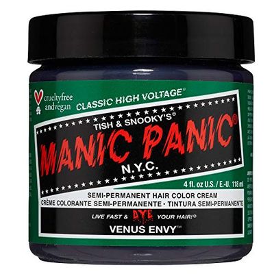 Manic Panic Venus Envy Classic Creme, verde, 118 ml, verde semi-permanente cabelo