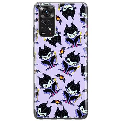 Ert Group custodia per cellulare per Xiaomi REDMI NOTE 11 4G/ 11S 4G originale e con licenza ufficiale Disney, modello Maleficent 004 adattato alla forma dello smartphone, custodia in TPU