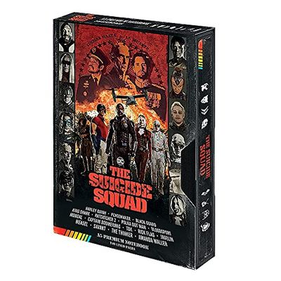 Pyramid International The Suicide Squad Notebook con copertina in stile VHS e confezione di adesivi (design King Shark) 15 x 2 cm pagine a righe XX – Prodotto ufficiale