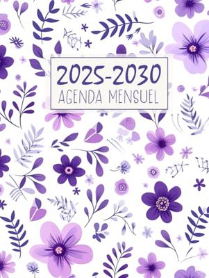 Agenda Mensuel 2025-2030: 6 ans Du 1 janvier 2025 jusqu'a le 31 Décember 2030