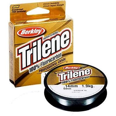Berkley Trilene 100% fluorocarbon fluorocarbon voor voorvak, vissen in zee en in zoetwater, Powerline, fluorocarbon Powerline