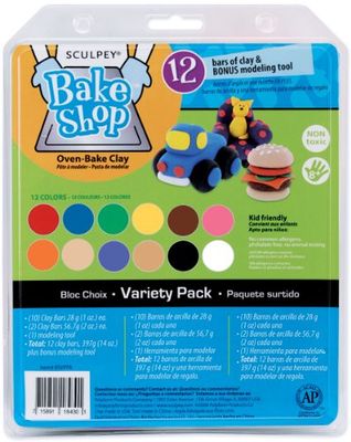 Polyform Sculpey Bake Shop Lot de 396,9 g Couleurs Assorties