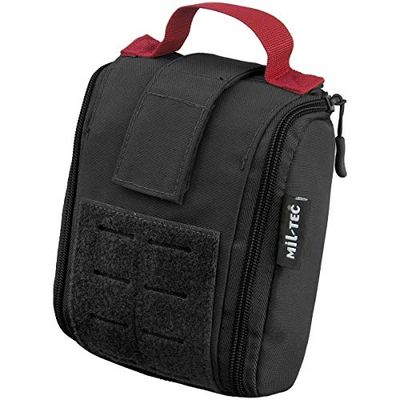 Mil-Tec IFAK Trousse individu équipement de Secours 25 pièce Laser Cut (Noir)