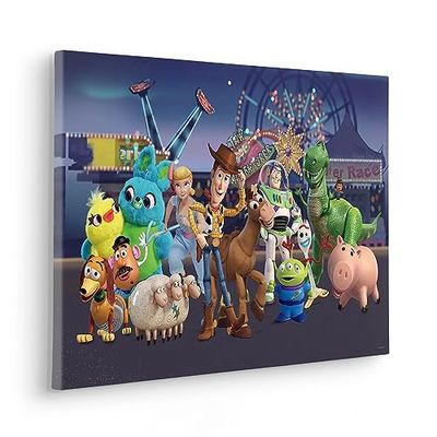 Komar Cuadro en bastidor, diseño de Toy Story The Greatest Team, tamaño 40 x 60 cm, para habitación infantil, multicolor