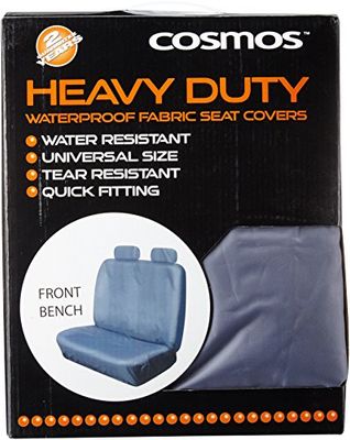 Cosmos HDC 52502 Front Bench Heavy Duty Seat Cover in Grey