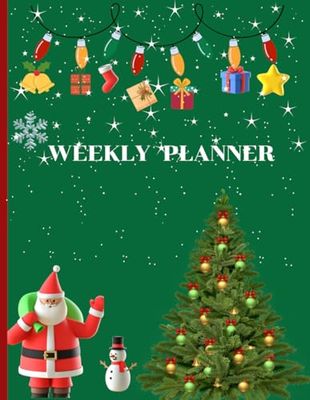 Weekly planner: With 52 weeks Undated daily Size 8.5x11 inches (Mot to Sun)