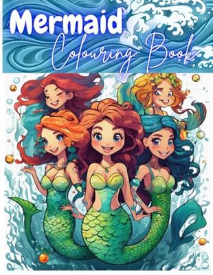 Magical Mermaids Coloring Book for Kids Ages 4-8: Fun & Creative Underwater Adventures