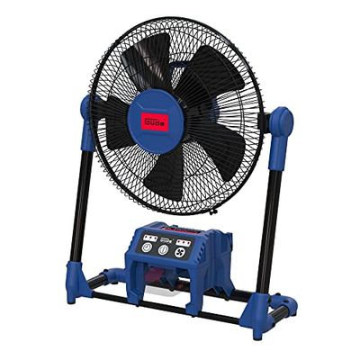Güde Accuventilator V 18-0 (18 V of 230 V, windsnelheid max. 360 m/min. in 3 standen instelbaar, 40° kantelbaar, continue of timerwerking 1, 2 of 4 uur, zonder accupack en oplader)