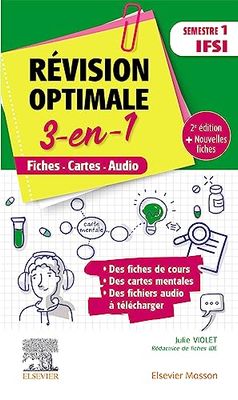 Révision optimale 3 en 1 _ Semestre 1 IFSI: Fiches-Cartes-Audio