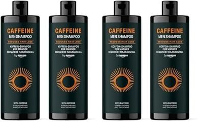 by Amazon, Shampoo Caffeine da uomo, 2 x 400 ml (Confezione da 2)