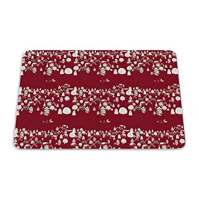 Bonamaison, Rectangle Pop Art Digital Printed Mouse Pad, Non-Slip Base, for Office and Home, Size: 22 x 18 cm