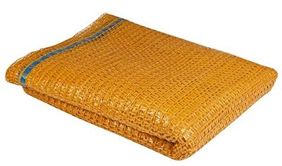 Windhager 06395 Lot de 10 Sacs en Filet pour Oignons, Pommes de Terre, Légumes et Bois de Cheminée - Orange, 50 x 0,2 x 80 cm