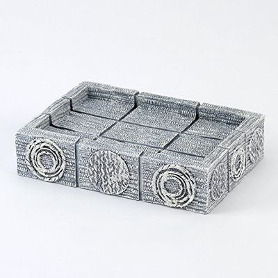 Avanti Linens Galaxy Soap Dish, Silver
