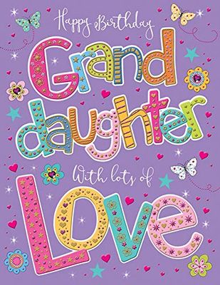 Piccadilly Greetings Regal Publishing Biglietto di auguri per nipote, viola, 20,3 x 15,2 cm