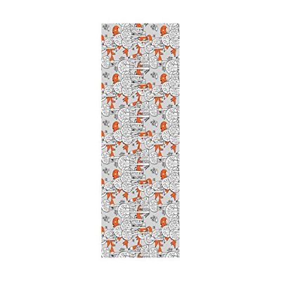Passatoia da cucina, 100% Made in Italy, Tappeto antimacchia con stampa digitale, Runner antiscivolo e lavabile, Modello Geometrico - Devota, cm 100x52