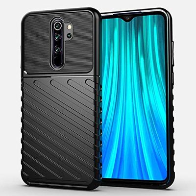Hülle® Firmness Funda Carcasa Case Cover Caso para Xiaomi Redmi Note 8 Pro(Negro)