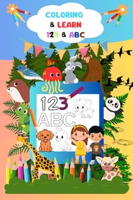 COLORING & LEARN 123 & ABC