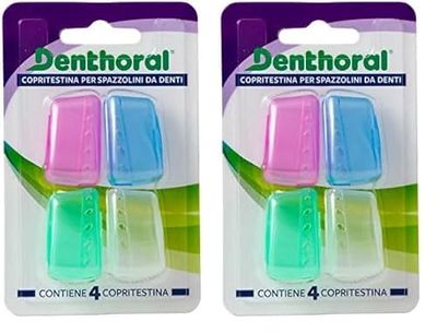 Denthoral Copritestina Per Spazzolini Da Denti - 21 g (Confezione da 2)