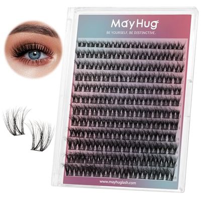 Mayhug Pestañas Pelo a Pelo Effet 3D Pestañas Postizas 144 pcs Pestañas Mix 8-18mm D Curl Lashes(S-Prism)