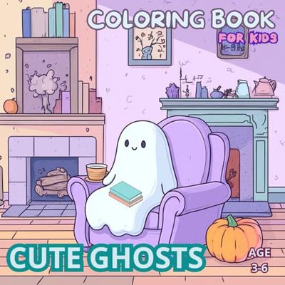 CUTE GHOSTS COLORING BOOK for KIDS: It's HALLOWEEN time! 100 pages Cute Ghosts