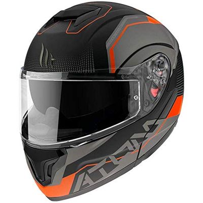 Mt Helmets Atom SV Quark A4 Matt Fluor Orange XL