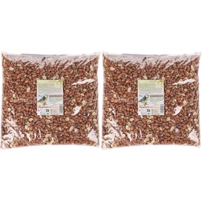 Flamingo Cacahuètes décortiquées pour Oiseaux Sauvages 3 KG - Nourriture Fraîche de Qualité Supérieure (Lot de 2)