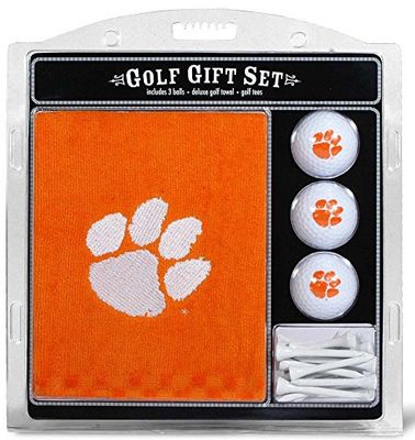 Team Golf NCAA Serviette Brodée Ensemble Cadeau, Homme, Clemson Tigers