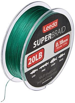 Leeda Super Braid 20 lbs 150yds / 137m 9,1 kg