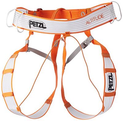 Petzl. Höjd klättringsrem orange weiß L/XL