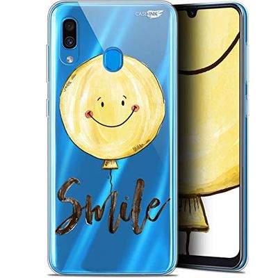 Caseink fodral för Samsung Galaxy A30 (6.4) Gel HD [ ny kollektion - mjuk - stötskyddad - tryckt i Frankrike] Smile Baloon