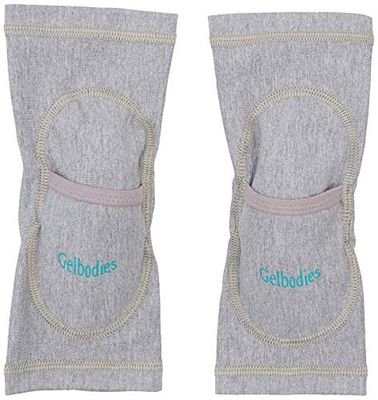 Gelbodies - 091090612 - Set de 2 Protections (pour Coudes/Talons) - Mixte Adulte - Gris (bleu) - Taille S
