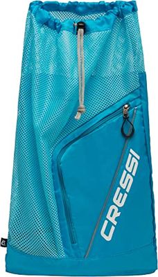 Cressi Sumba Bag XL, Zainetto Sportivo con Rete Unisex Adulto, Azzurro, 25 LT