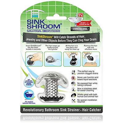 SinkShroom Ultra révolutionnaire en Acier Inoxydable pour évier