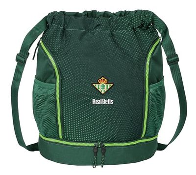 REAL BETIS BALOMPIÉ - Sac à dos, idéal pour les enfants de différents âges, confortable et polyvalent, qualité et résistance, 34 x 15 x 43 cm, couleur verte, vert, Estándar, Décontracté