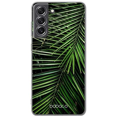 ERT GROUP mobiel telefoonhoesje voor Samsung S21 FE origineel en officieel erkend Babaco patroon Plants 002 optimaal aangepast aan de vorm van de mobiele telefoon, hoesje is gemaakt van TPU