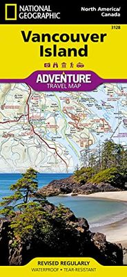 Vancouver Island Map – Waterproof Adventure Travel Map by National Geographic | Detailed Topographic Road & Hiking Map 1:275,000 | Tear-Resistant ... BC: 3128 (National Geographic Adventure Map)