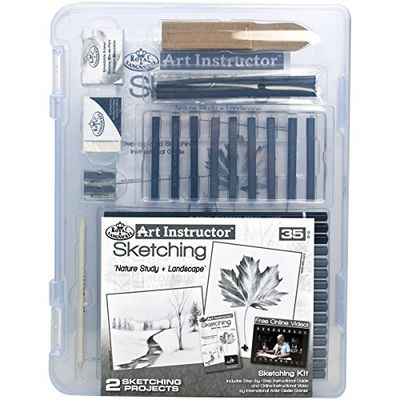 Royal Brush Art Instructor Sketching Clearview Art Set-Small - 35 Piezas