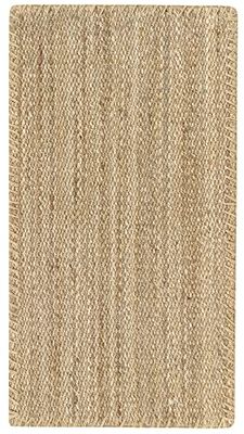 HAMID - Tapis de Jute Granada 100% Fibre de Jute Naturelle - Moquette Douce et Résistance Moyenne - Tissé à la Main - Salon, Chambre, Tapis de Couloir - Nature (110x60cm)