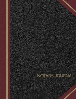 Notary Journal: Elegant Notary Records Logbook for Professional Notaries