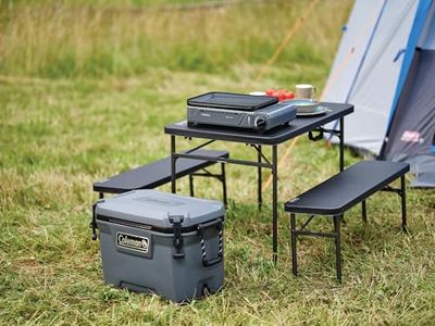 Table de Camping Pliable pour 4 Personnes, légère, Portable et résistante, idéale pour Les activités de Plein air et Les Pique-niques.