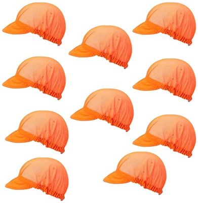 MISEMIYA Paket 10 st Viseringsmössa CZ-10-915, Orange, Pack Unisex Vuxen, Orange