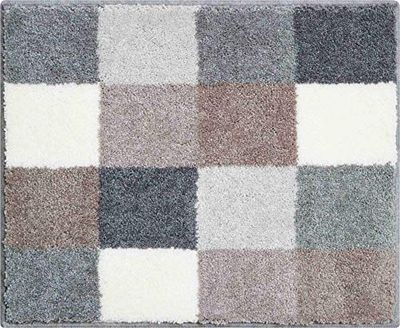 Grund Bona Tapete de casa de banho, policarbonato Supersoft, flanela, 50 x 60 x 2 cm, 50 x 60 cm