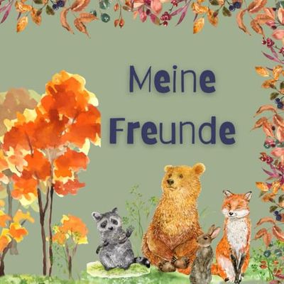 Freundebuch Kindergarten Waldtiere - Ein Album für meine ersten Freunde -Freundebuch Kindergarten 3 Jahre