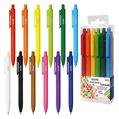 Set of Colored Ink pens - 12 pcs
